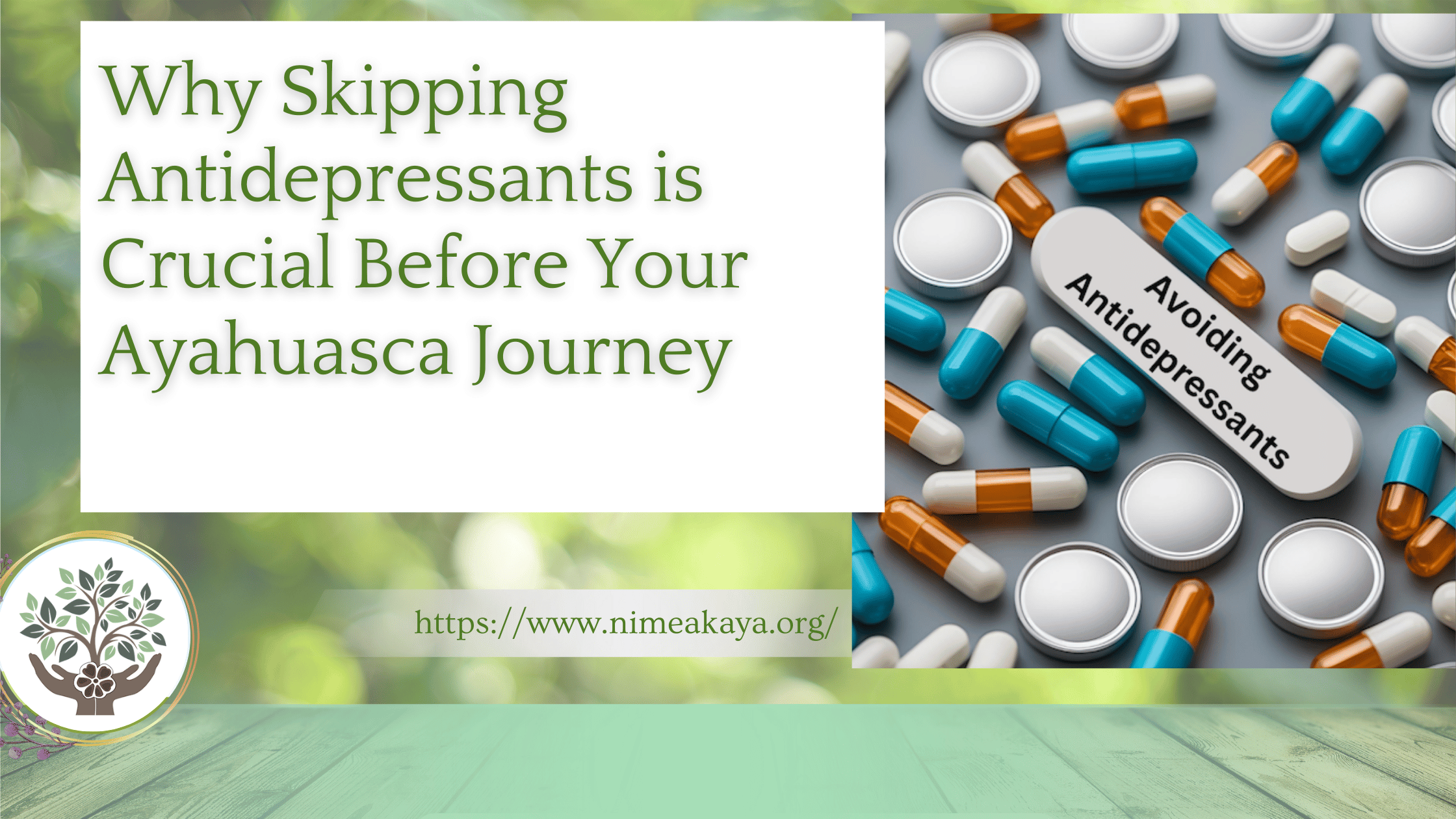 Why Skipping Antidepressants is Crucial Before Your Ayahuasca Journey