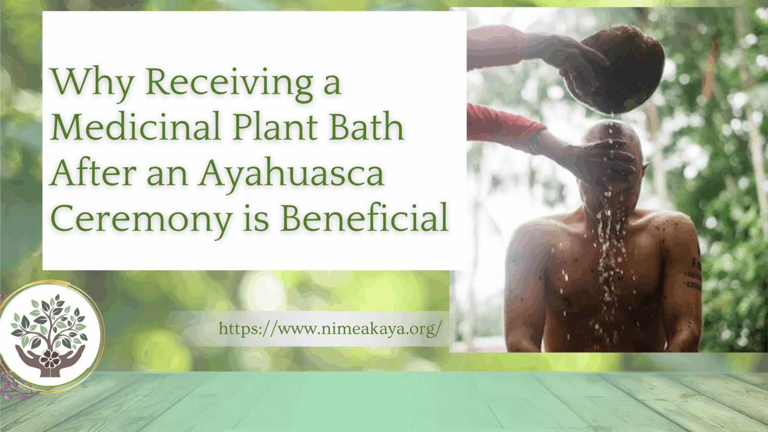 Why Receiving a Medicinal Plant Bath After an Ayahuasca Ceremony is Beneficial
