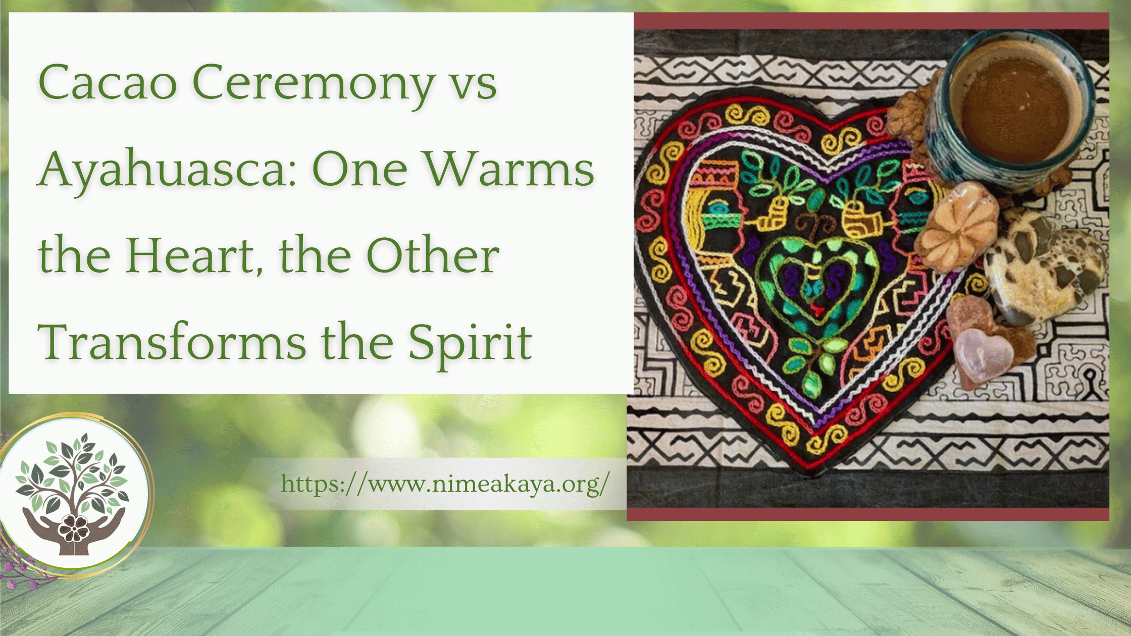 Cacao Ceremony vs Ayahuasca - Nimea Kaya